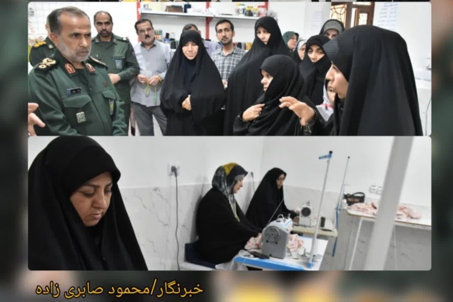 بهره برداری از کارگاه اشتغال اقتصاد مقاومتی در لامرد