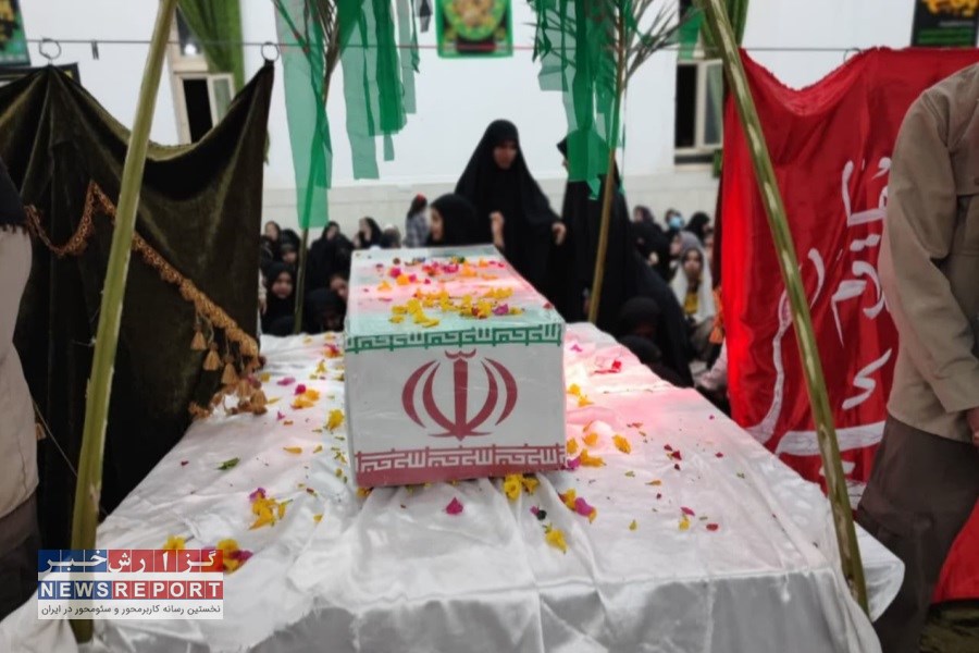 عطر خوش شهدای گمنام شهر لامرد  را معطر کرد