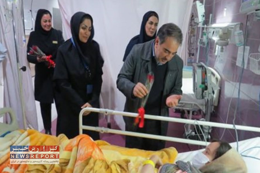 بازدید شبانه معاون پرستاری وزارت بهداشت از بیمارستان شهید صیاد شیرازی گرگان