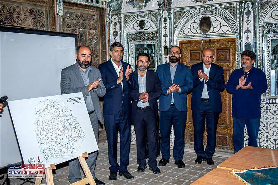 رونمایی قدیمی ترین نقشه بازترسیم شده بافت تاریخی شیراز